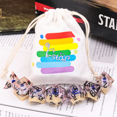 Mano que muele a Mini Polyhedral Dice Set Sturdy multiusos para los regalos