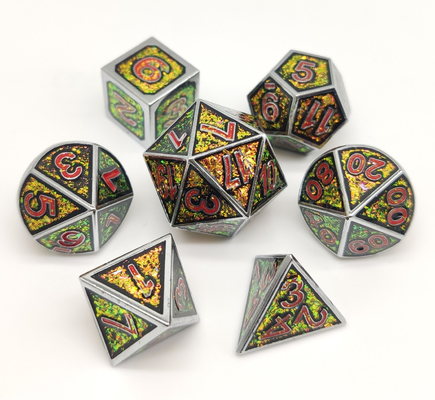 Los dados del RPG de la precisión del CE fijaron robusto multifuncional para las mazmorras y los dragones