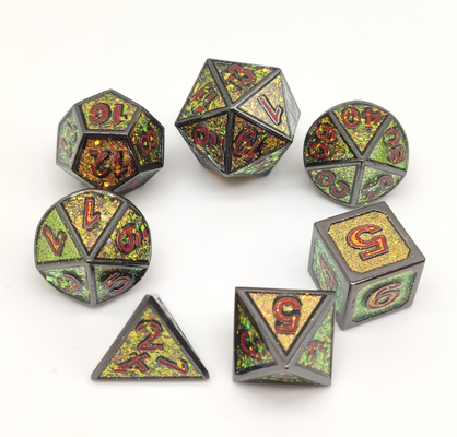 Sistema de lujo de los dados del RPG del filo portátil para las mazmorras y los dragones
