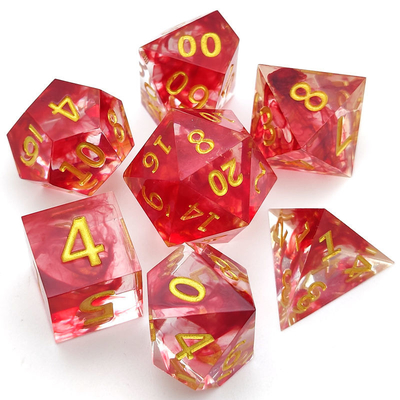 El RPG de la resina del filo del OEM corta la mano de 7 PC en cuadritos vertida para el pionero
