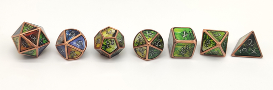 El mini dado temático de lujo del RPG fija los filos aseados para Shadowrun