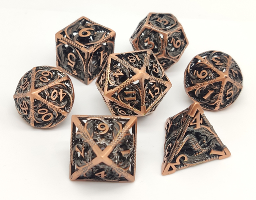 La mano pulió el desgaste durable del mini del RPG sistema de los dados - lujo resistente