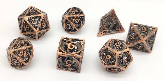 La mano pulió el desgaste durable del mini del RPG sistema de los dados - lujo resistente
