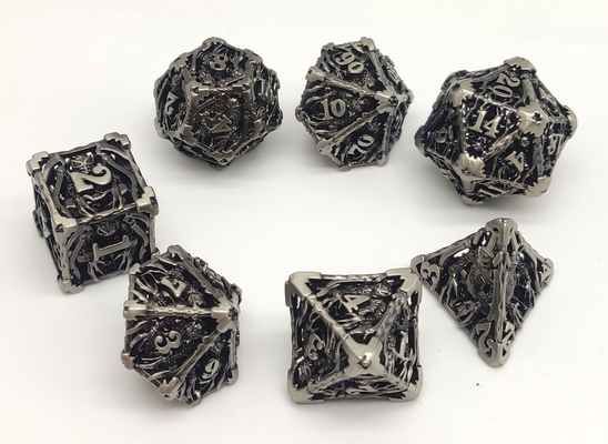 Dados polihédricos de la miniatura no tóxica durable multiusos para la colección