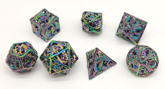 Olor de D6 D8 D10 Mini Polyhedral Dice No Peculiar multiusos