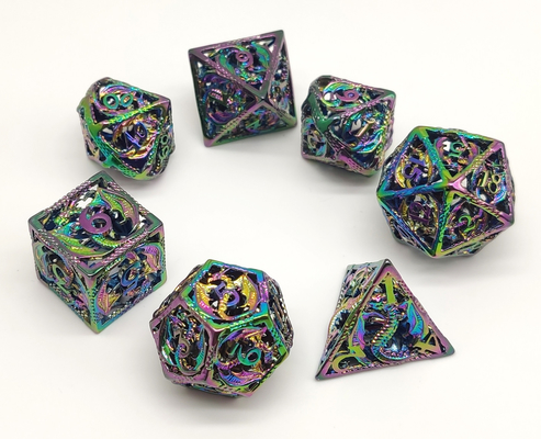 Olor de D6 D8 D10 Mini Polyhedral Dice No Peculiar multiusos