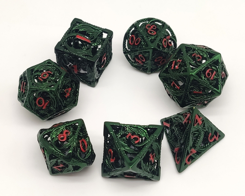 Artículo práctico de los dados polihédricos frescos hechos a mano del metal para Shadowrun