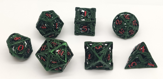 Artículo práctico de los dados polihédricos frescos hechos a mano del metal para Shadowrun