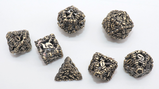 Artículo resistente multiusos de Mini Polyhedral Dice Portable Wear