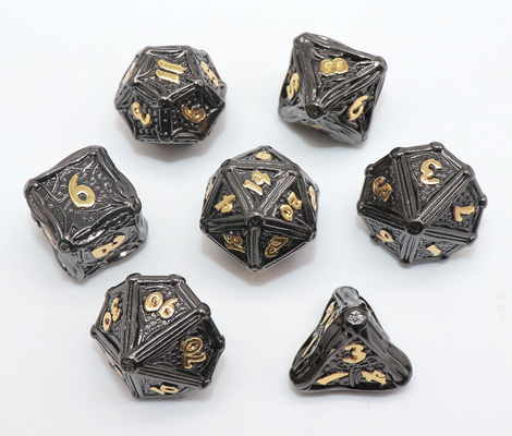 Mini Polyhedral Dice ligero no tóxico D4 D12 D20 inodoro