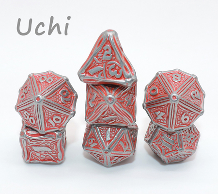 Artículo práctico antiusura de Mini Polyhedral Dice Set Handcrafted