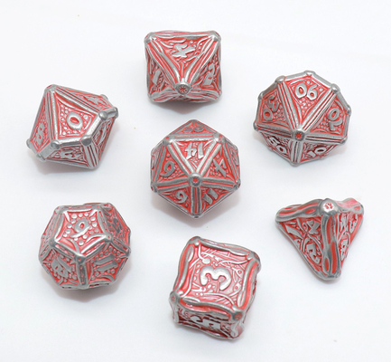 Filo los dados no tóxicos del RPG de DND, sistema polihédrico inodoro de 7 dados