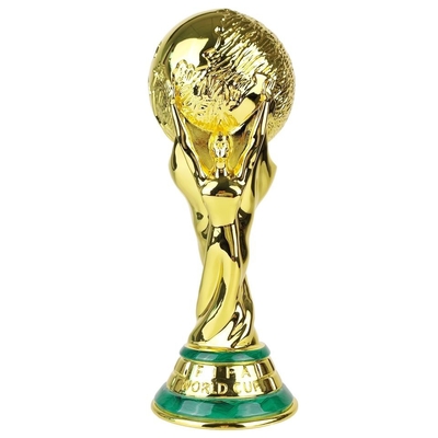 El oro plateó extra grande de oro robusta del color de la taza del trofeo del metal del fútbol