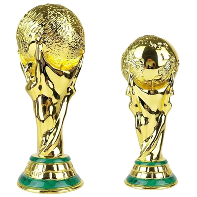 Premio plateado oro antiusura Tin Alloy Portable de la taza del trofeo del metal
