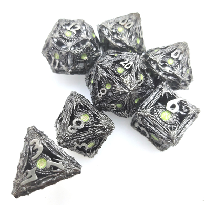 Juego de dados hechos a mano resistentes al desgaste de resina afilada Bordes limpios y afilados