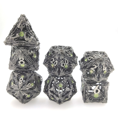 Juego de dados hechos a mano resistentes al desgaste de resina afilada Bordes limpios y afilados