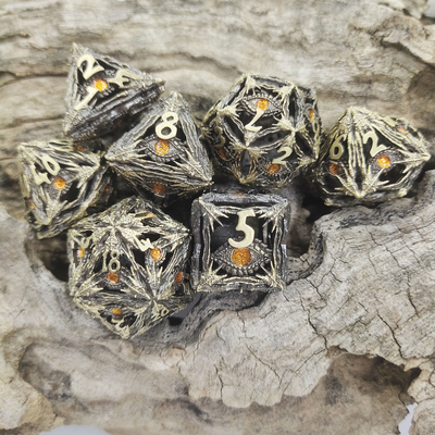 Dados RPG de precisión resistentes al desgaste, dados de resina afilada, dados poliédricos prácticos