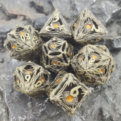 Dados RPG de precisión resistentes al desgaste, dados de resina afilada, dados poliédricos prácticos