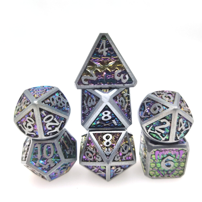 Juego de mesa GST Dados de metal multiusos poliédricos Durable DND