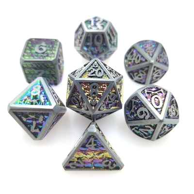 Juego de mesa GST Dados de metal multiusos poliédricos Durable DND