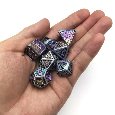 Juego de mesa GST Dados de metal multiusos poliédricos Durable DND