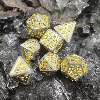 Juego para la temperatura alta del RPG de Mini Supplier Polyhedral del sistema de los dados del adulto DND