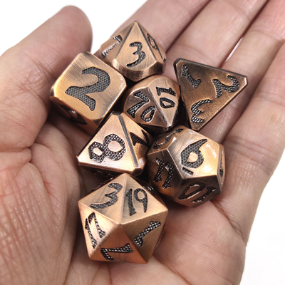 Juego de dados poliédricos RPG a granel no tóxico OEM RPG de precisión CE multiusos GST