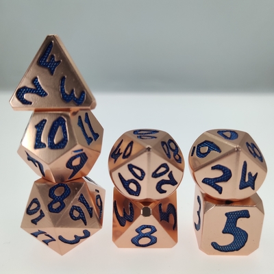 Práctico juego de dados antidesgaste resistente a granel, personalizado, multiusos, ligero, poliédrico