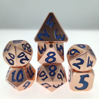 Práctico juego de dados antidesgaste resistente a granel, personalizado, multiusos, ligero, poliédrico