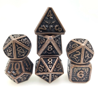 Desgaste agudo inodoro - los mini colores del metal resistente cortan el RPG del metal en cuadritos cortan Cuprum en cuadritos polihédrico