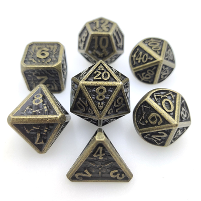 Pokemon lleva - dados negros polihédricos del metal del RPG de los dados del juego tablero práctico resistente del sostenido