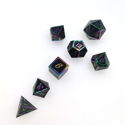 Juego de dados de lujo Poliédrico inodoro para colección Hermosa
