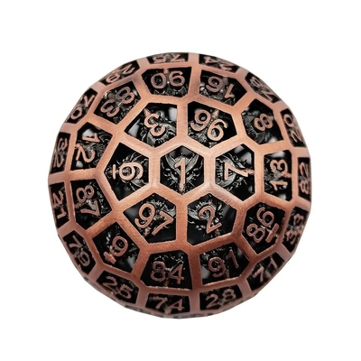 Hollow 100 Metal Dice Coc Running Grupo Juego de mesa Dnd Gigante Grande