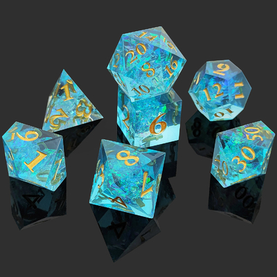 DND#RPG Rojo y azul textura lisa