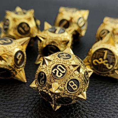 TRPG 16 mm Polyfront DND Diza de metal de varios colores Martillo de meteoro personalizado
