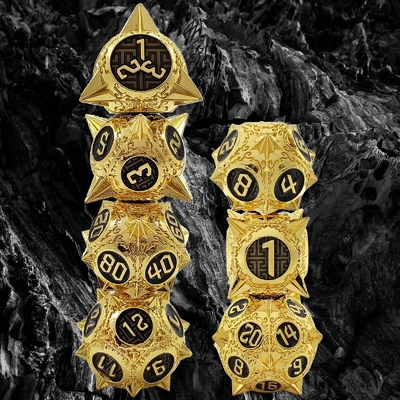 TRPG 16 mm Polyfront DND Diza de metal de varios colores Martillo de meteoro personalizado