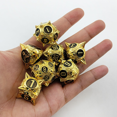 TRPG 16 mm Polyfront DND Diza de metal de varios colores Martillo de meteoro personalizado