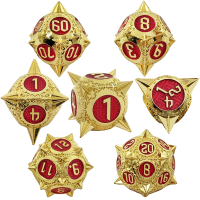 TRPG 16 mm Polyfront DND Diza de metal de varios colores Martillo de meteoro personalizado