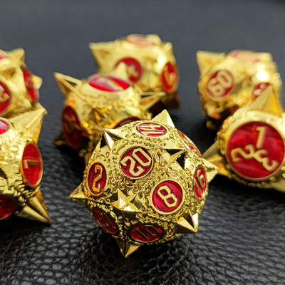 TRPG 16 mm Polyfront DND Diza de metal de varios colores Martillo de meteoro personalizado