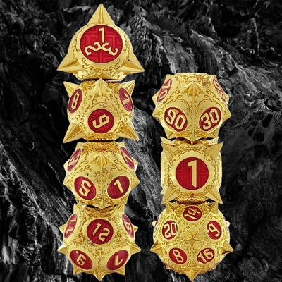 TRPG 16 mm Polyfront DND Diza de metal de varios colores Martillo de meteoro personalizado