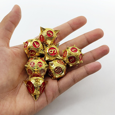 TRPG 16 mm Polyfront DND Diza de metal de varios colores Martillo de meteoro personalizado