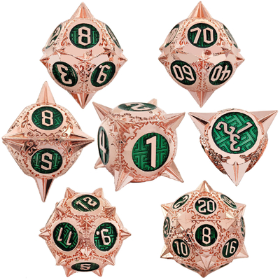 TRPG 16 mm Polyfront DND Diza de metal de varios colores Martillo de meteoro personalizado