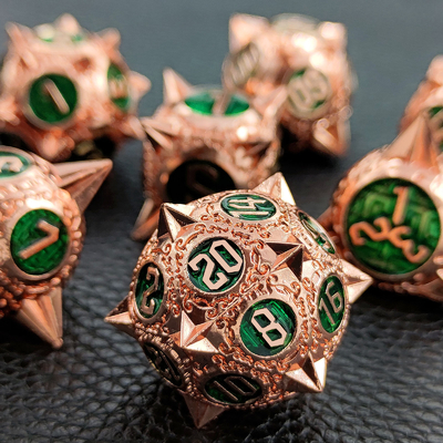 TRPG 16 mm Polyfront DND Diza de metal de varios colores Martillo de meteoro personalizado