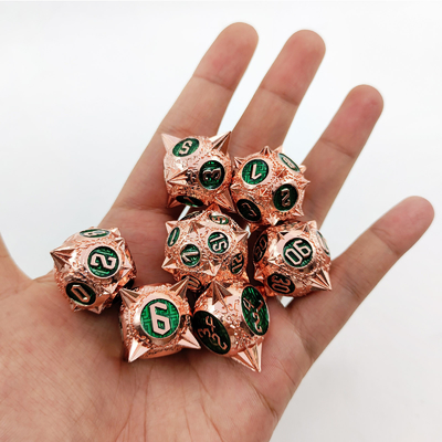 TRPG 16 mm Polyfront DND Diza de metal de varios colores Martillo de meteoro personalizado