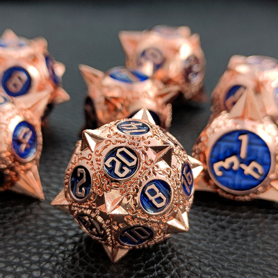TRPG 16 mm Polyfront DND Diza de metal de varios colores Martillo de meteoro personalizado