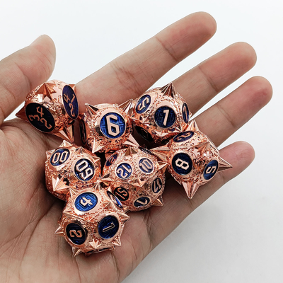TRPG 16 mm Polyfront DND Diza de metal de varios colores Martillo de meteoro personalizado