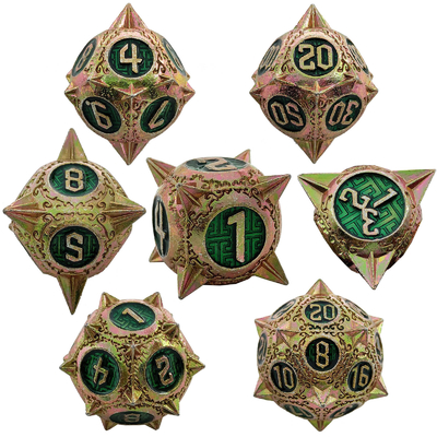 TRPG 16 mm Polyfront DND Diza de metal de varios colores Martillo de meteoro personalizado