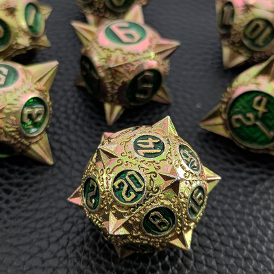 TRPG 16 mm Polyfront DND Diza de metal de varios colores Martillo de meteoro personalizado