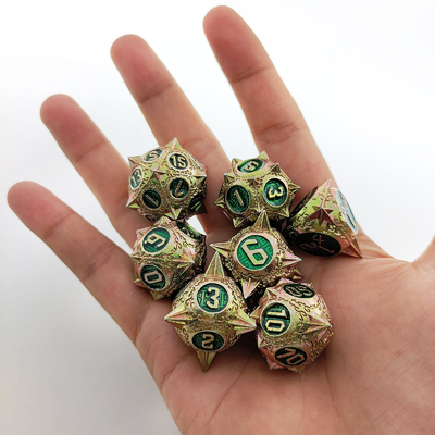 TRPG 16 mm Polyfront DND Diza de metal de varios colores Martillo de meteoro personalizado
