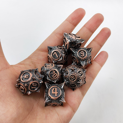 Retro Copper Meteor Martillo Diza de metal Dragón y mazmorra DND RPG D20